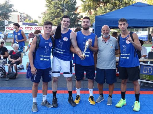 vincitori secondo Torneo Città di Novara 3Vs3 College Basket 
